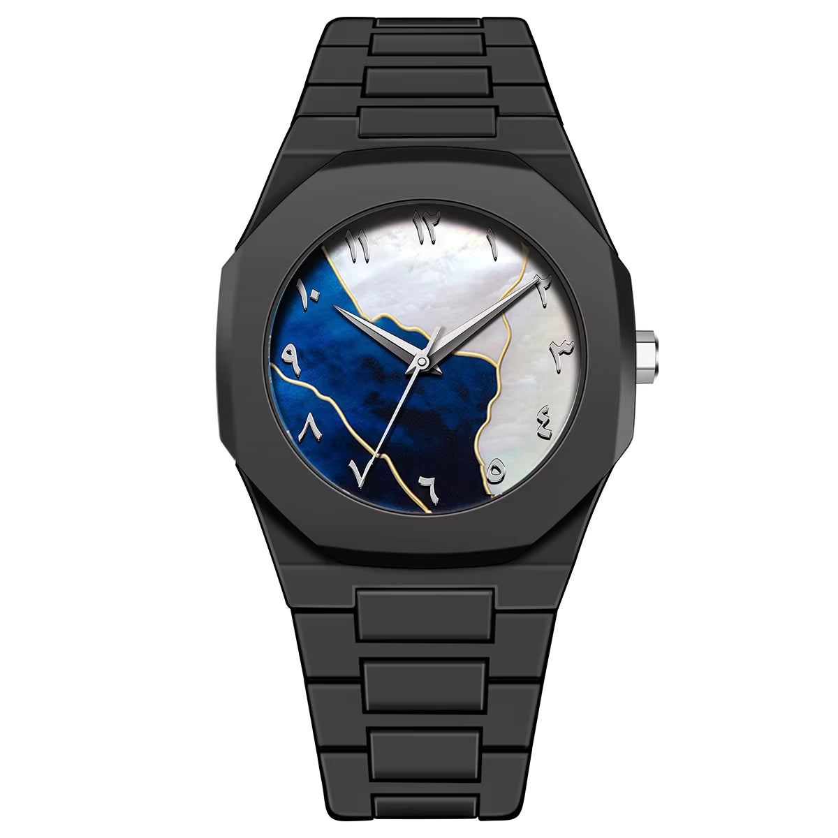 Arabic Aura watch black