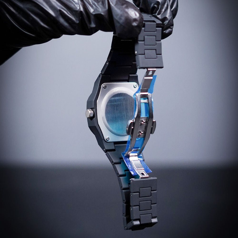 Arabic Aura watch black